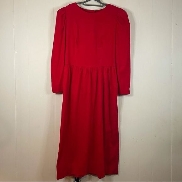 Vintage Sharon Young Corduroy Midi Dress - Picture 1 of 10